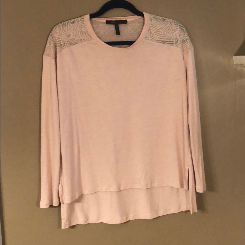 Pink long sleeved shirt